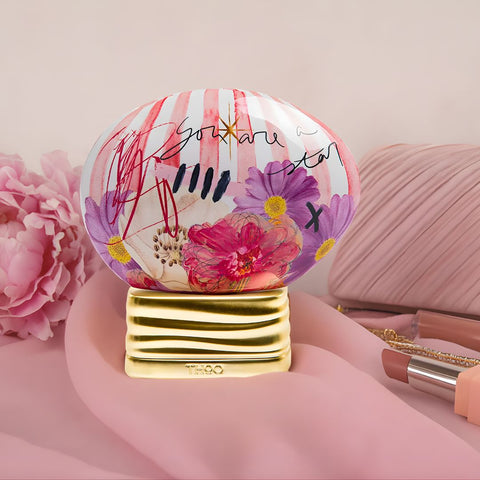 Guilty Crush Eau de Parfum spray by THOO, 75ml bottle with elegant packaging and a sleek, modern design.