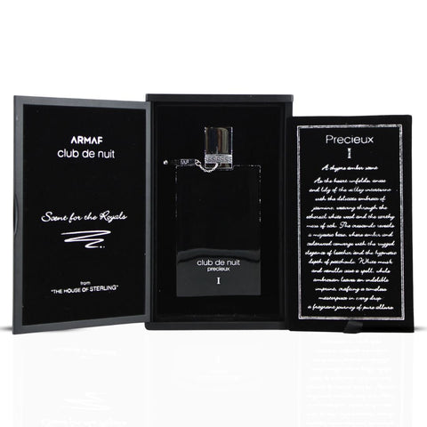 Club De Nuit Precieux I Extrait De Parfum Spray 55ML (1.85 OZ) By Armaf | A Tantalizing Fusion Of Zesty Citrus, Spicy Pepper & Floral Elegance, Anchored By A Woody Base. - Intense Oud