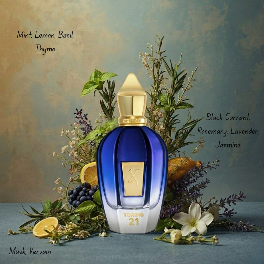 Xerjoff Torino21 Eau de Parfum spray bottle, 100ml, with elegant packaging and luxurious fragrance design.
