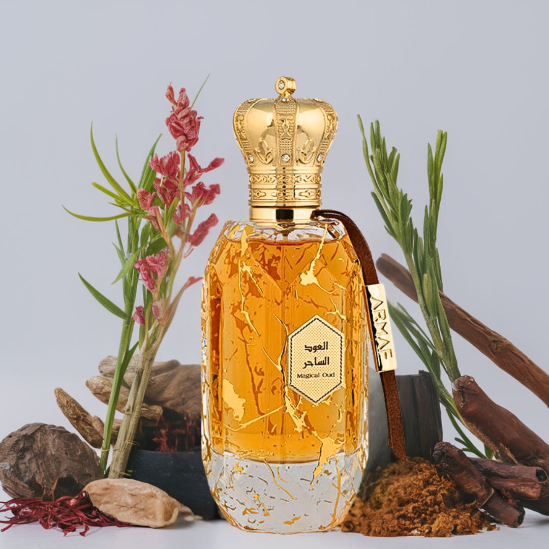 Armaf Eter Magical Oud EDP Spray 100ML (3.4 OZ) By Armaf | A Harmonious Blend of Vibrant Spices, Florals, Woody Elements. - Intense Oud