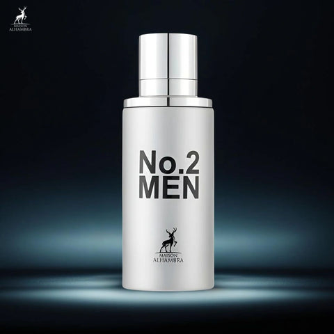No.2 Eau de Parfum Spray 80ml (2.7 oz) by Maison Alhambra | Sophisticated Masculine, Fresh Spicy & Irresistibly Woody - Intense Oud
