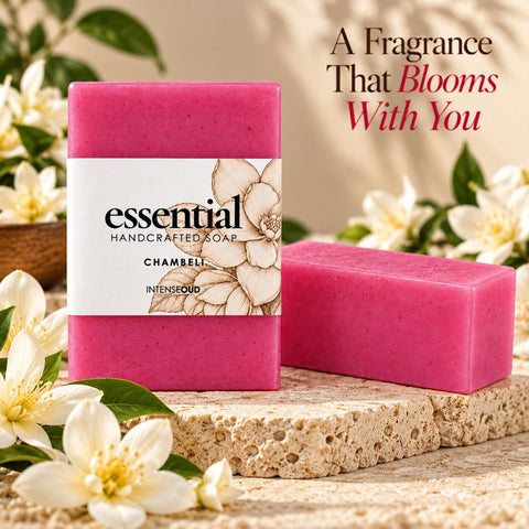 Chameli, Vanilla, Rose, Naranji & Ocean Handmade Soaps 150gms Collection by Intense Oud