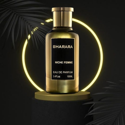 Bharara Niche Femme EDP Spray 100ML (3.4 OZ) by BHARARA | Long Lasting, Fruity, Sensual, Feminine Scents. - Intense Oud
