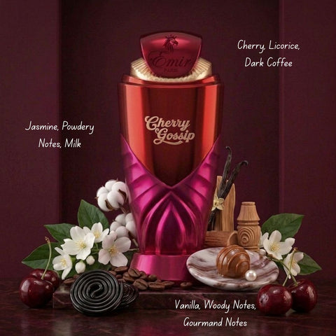 The Show Magnifique & Cherry Gossip  Eau de Parfum Sprays 100ml (3.4 oz) by Paris Corner (Bundle)