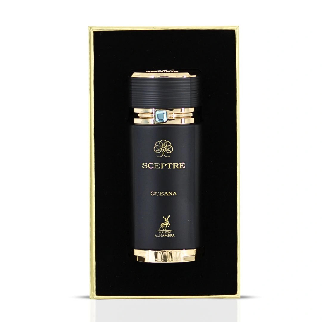 Sceptre Oceana Eau de Parfum Spray 100ml (3.4 oz) by Maison Alhambra | Where Vanilla Dreams Meet Oud’s Reign - Intense Oud