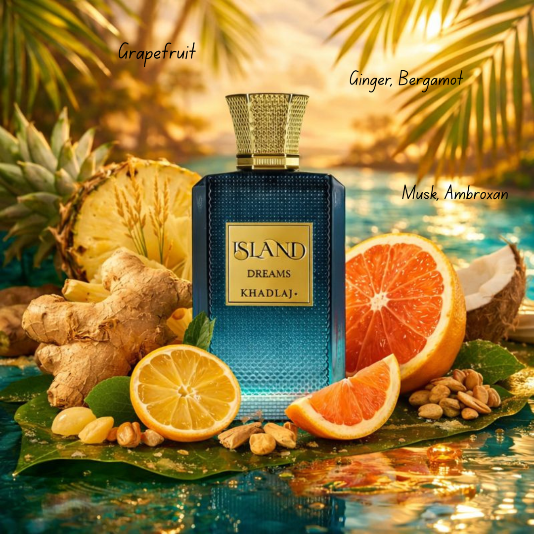 Island & Island Dreams Eau de Parfum Spray 100ml (3.4 oz) by Khadlaj ( Island & Island Dreams Eau de Parfum Spray 100ml (3.4 oz) by Khadlaj (