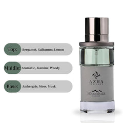 Mountaineer For Him EDP Spray 100ML (3.3 OZ) by Azha | Indulge Yourself in This Irresistibly Captivating Fragrance. - Intense Oud