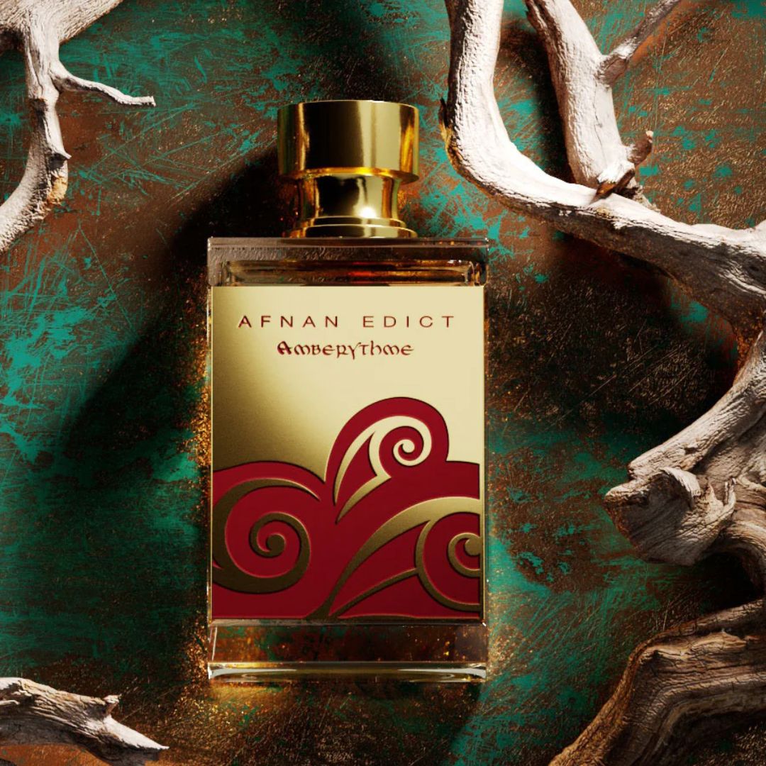 Edict Amberythme Eau De Parfum Spray 80ML (2.7 OZ) By Afnan | A Luxurious Blend Of Amber, Saffron & Sandalwood, Offering A Warm, Spicy & Floral Richness. - Intense Oud