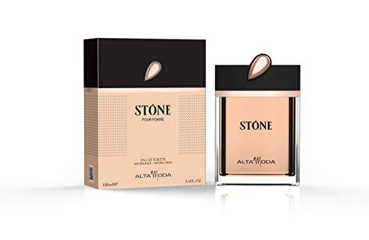 Stone for Women EDT- 100 ML (3.4 oz) by Alta Moda (BOTTLE WITH VELVET POUCH) - Intense oud