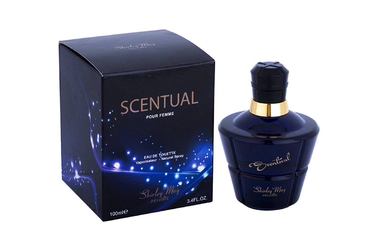 Scentual for Women EDT- 100 ML by Shirley May(WITH POUCH) - Intense oud