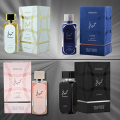 Hayaati For Men,Hayaati Gold Elixir For Women & Hayaati Makeky EDP-100ML/3.4Oz By Lattafa Perfumes - Intense Oud