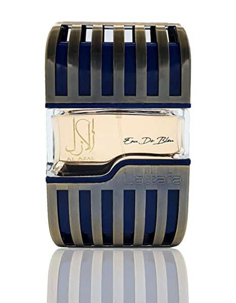 Al Azal Eau De Parfum by Lattafa in 100ml bottle, elegant fragrance with floral and oriental notes, showcased in a sleek packaging