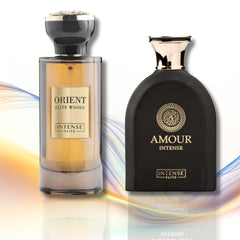 Amour Intense & Orient Elite Woods EDP, Men and Women 100ML (3.4Oz),with Magnetic Gift Box By Intense Elite. - Intense Oud