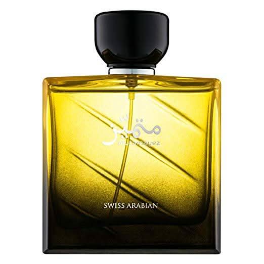 Swiss Arabian Mutamayez for Men Eau De Parfum 100ml bottle, sleek design and branding visible in this product image.