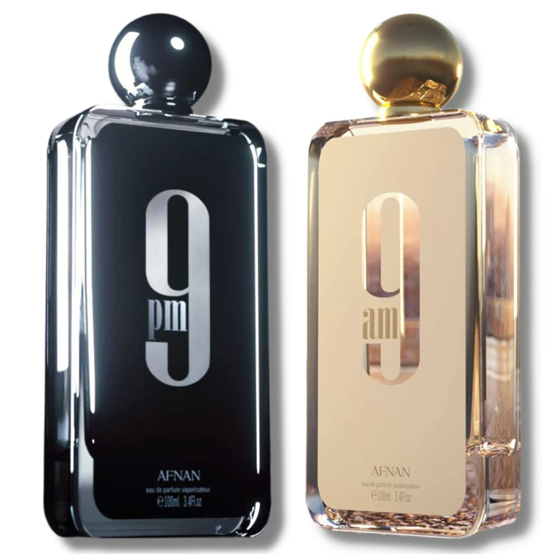 9PM & 9AM Collection By Afnan EDP - 100ML (3.4Oz). - Intense Oud
