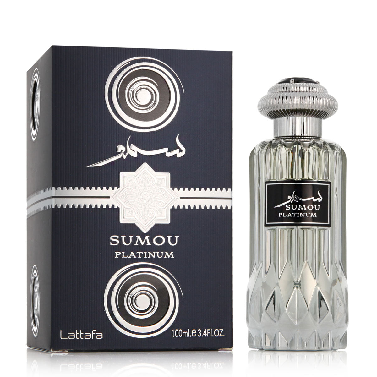 Sumou Platinum Eau de Parfum 100ml (3.4Oz) By Lattafa - Intense oud