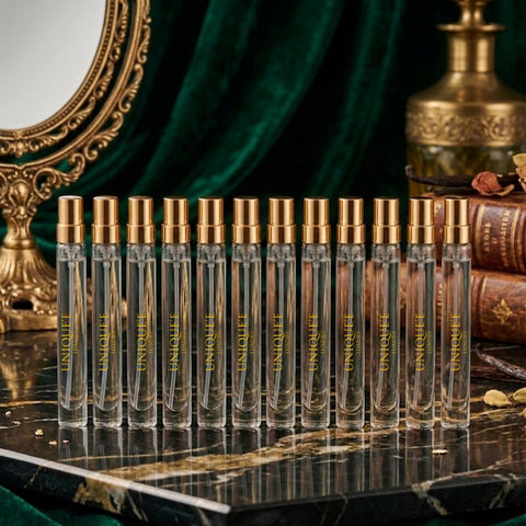 Travel Discovery Set 154ml (14 x 11ml) Eau de Parfum Tester Collection by Unique'e Luxury