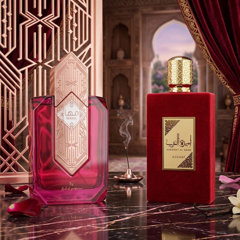 Ameerat Al Arab by Asdaaf & Maha by Ard Al Zaafaran Eau de Parfum Sprays 100ml (3.4 oz) (Bundle)