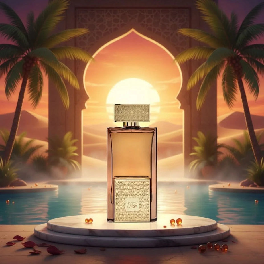 Arabian Oud Tarteel Gold Eau de Parfum spray bottle, 75ml, with luxurious gold accents and elegant packaging.