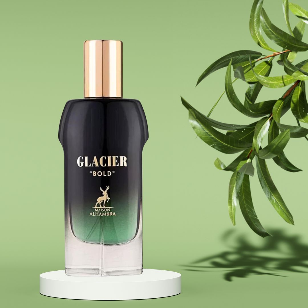 Glacier Bold Eau De Parfum Spray 100ML (3.4 OZ) By Maison Alhambra | Long Lasting, Tropical, Spicy, Luxurious Fragrance. - Intense Oud