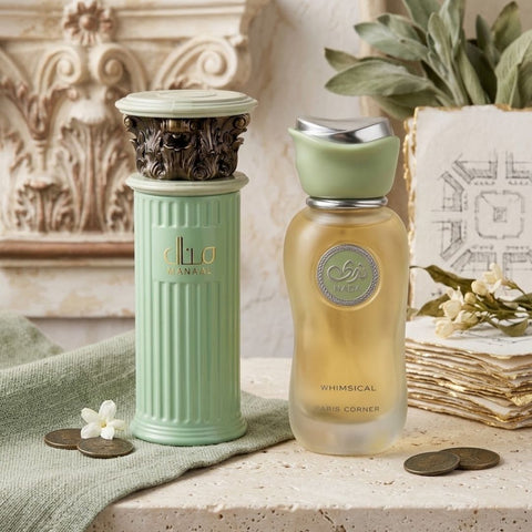 Manaal by Ard Al Zaafaran & Nada Whimsical By Paris Corner Eau De Parfum Spray 100ml (3.4 oz) (Bundle)