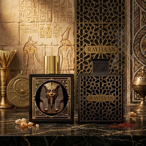 Rayhaan Pharaoh & Obsidian Eau de Parfum Sprays 100ml (3.4 oz) by Rayhaan (Bundle)