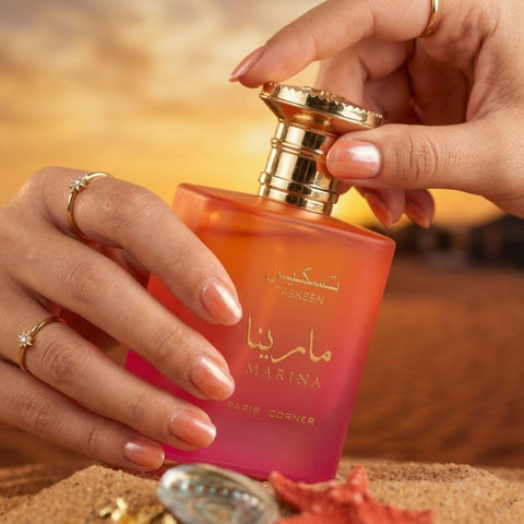 AUCTION Taskeen Marina Eau de Parfum Spray 100ml (3.4 oz) by Paris Corner (Velvet Pouch)