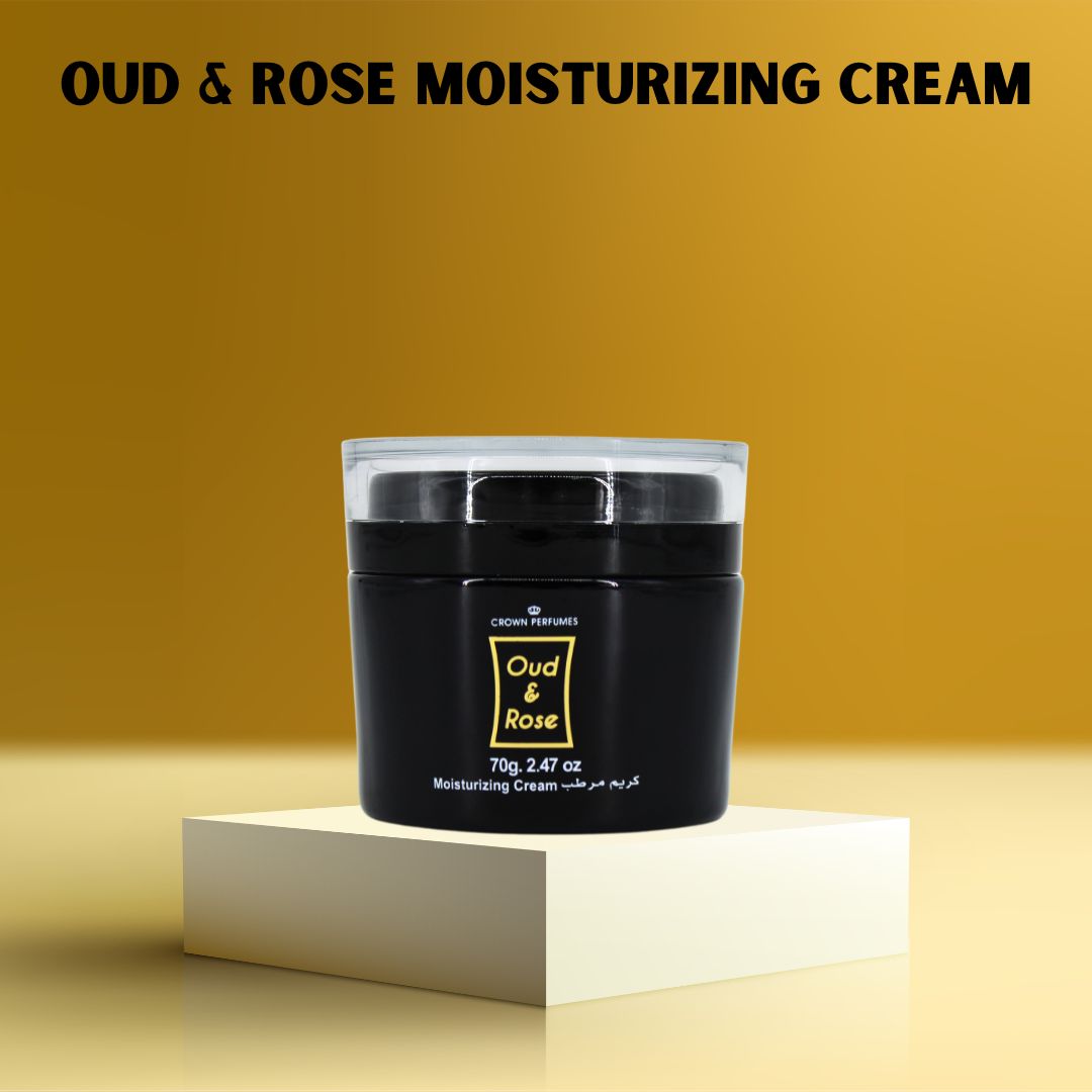 Oud & Rose Moisturizing Cream 70GMS By Al Rehab | Deeply Hydrating, Soothing, Revitalizes Dry Skin, Floral Fragrance. - Intense Oud