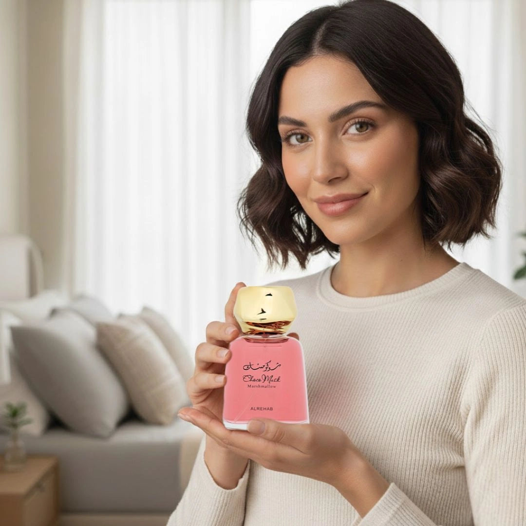 Choco Musk Marshmallow Eau de Parfum Spray 100ml (3.4 oz) by Al Rehab - Intense Oud