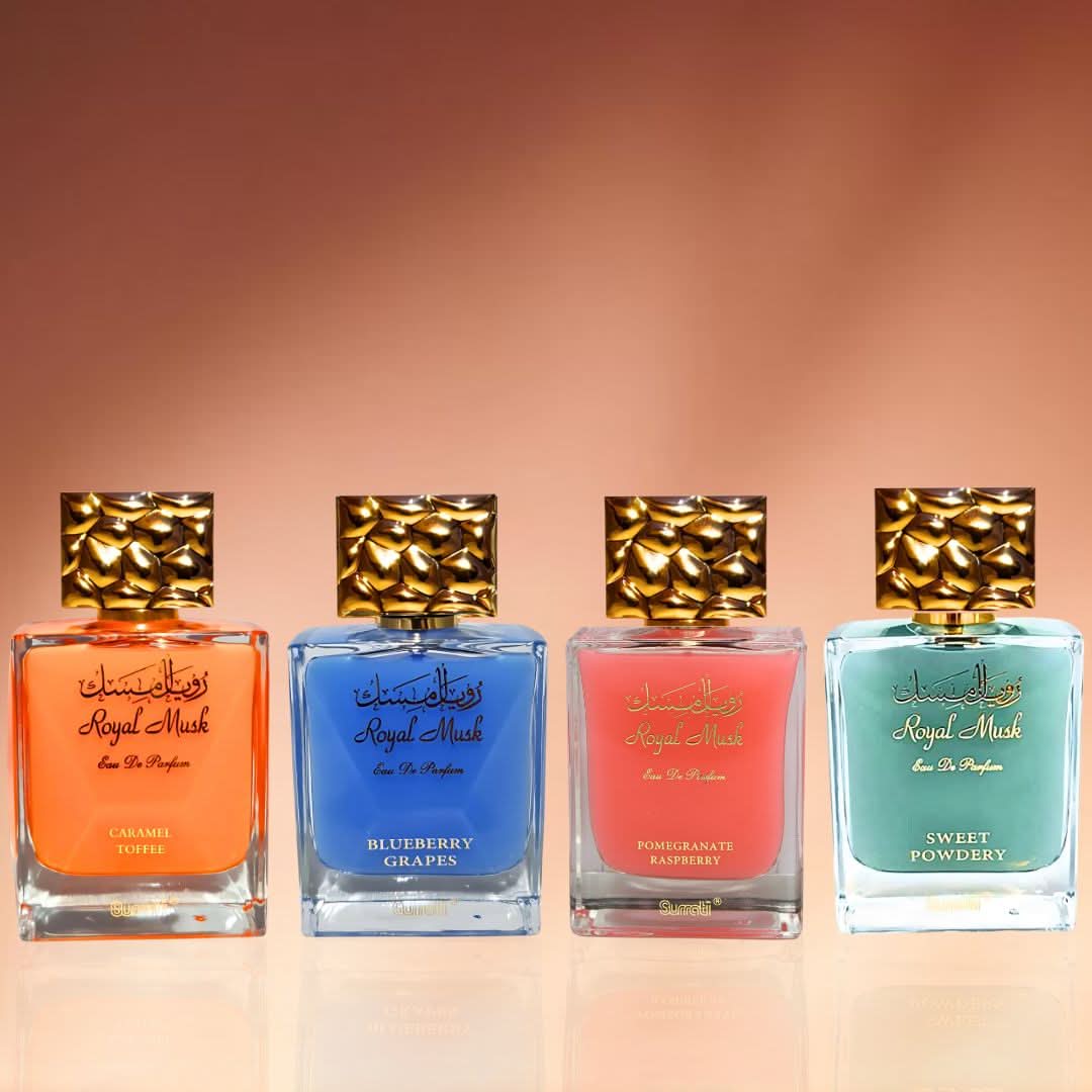 Royal Musk Caramel Toffee, Pomegranate Raspberry, Blueberry Grapes ...