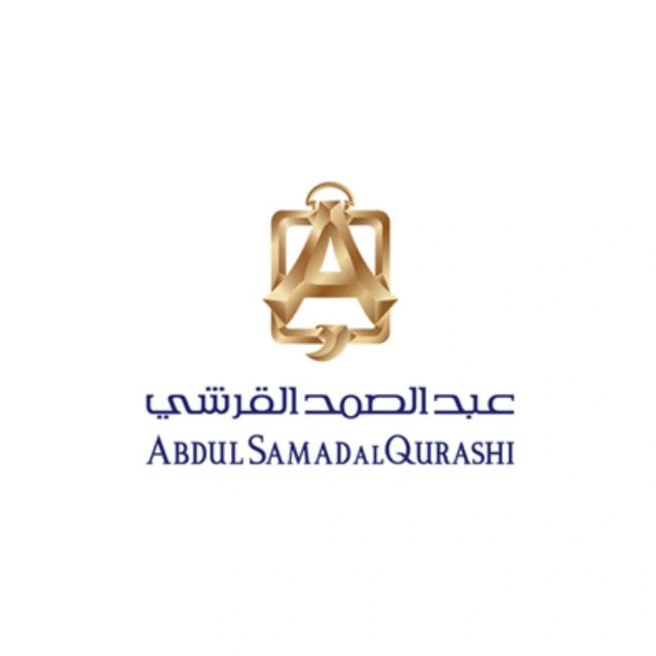 Al Qurashi Blend Eau de Parfum by ASQ, 90ml bottle, elegant glass container with gold accents, showcasing the luxurious fragrance.