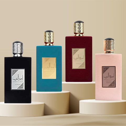 Ameer Al Arab, Ameer Al Imperium, Ameerat Al Arab, Ameerat Al Arab Prive Rose - EDP Sprays 100ML (3.4 OZ) by Asdaaf | Long Lasting & Luxurious Scents. (ICONIC COLLECTION) - Intense Oud