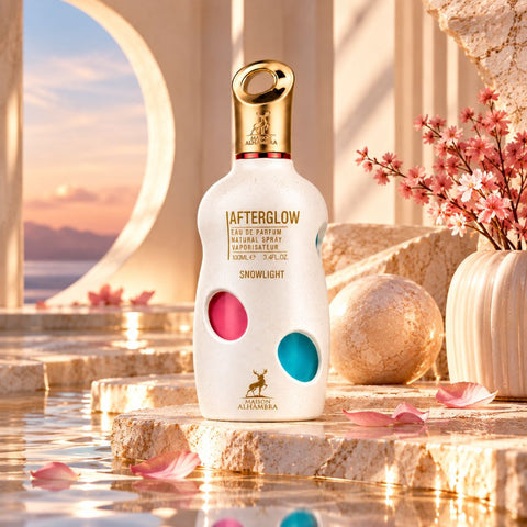 Afterglow Snowlight Eau de Parfum Spray 100ml (3.4 oz) by Maison Alhambra