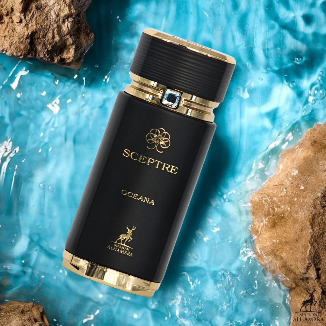 Sceptre Oceana Eau de Parfum Spray 100ml (3.4 oz) by Maison Alhambra | Where Vanilla Dreams Meet Oud’s Reign - Intense Oud