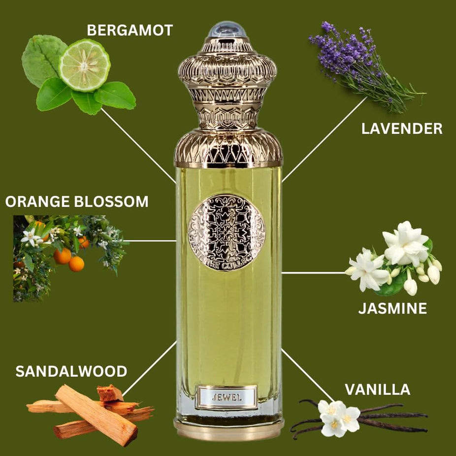 Surrati Jewel Eau de Parfum Spray 140ml bottle with elegant packaging and gold accents, showcasing the luxurious fragrance container.