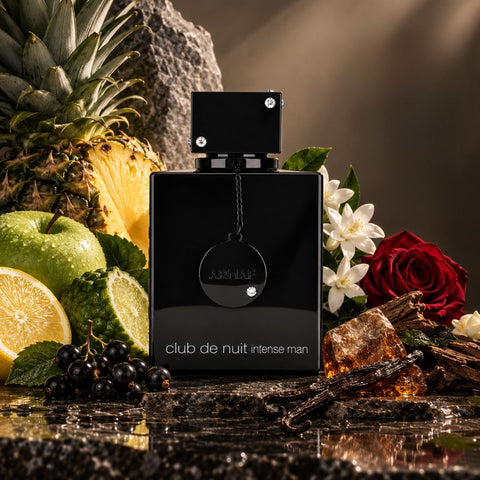 Armaf Club de Nuit Intense men EDT, Sillage, Overdose, Women & Urban Man EDP sprays in a 105ml bundle, showcasing the bottles.