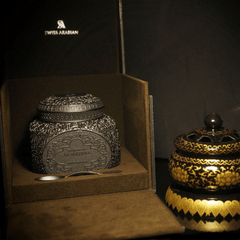 Dukhoon Al Jazeera Bakhoor - 70 GM (2.5 oz) by Swiss Arabian - Intense oud