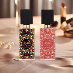 Ajwad & Ajwad Pink to Pink EDP Sprays 60ML (2.04 OZ) by Lattafa | Perfumes for All Seasons: Timeless, Versatile Elegance. (AMAZING BUNDLE) - Intense Oud