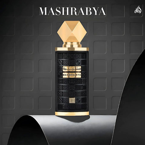 Mashrabya Eau de Parfum Spray 100ml (3.4 oz) by Lattafa (Velvet Pouch)