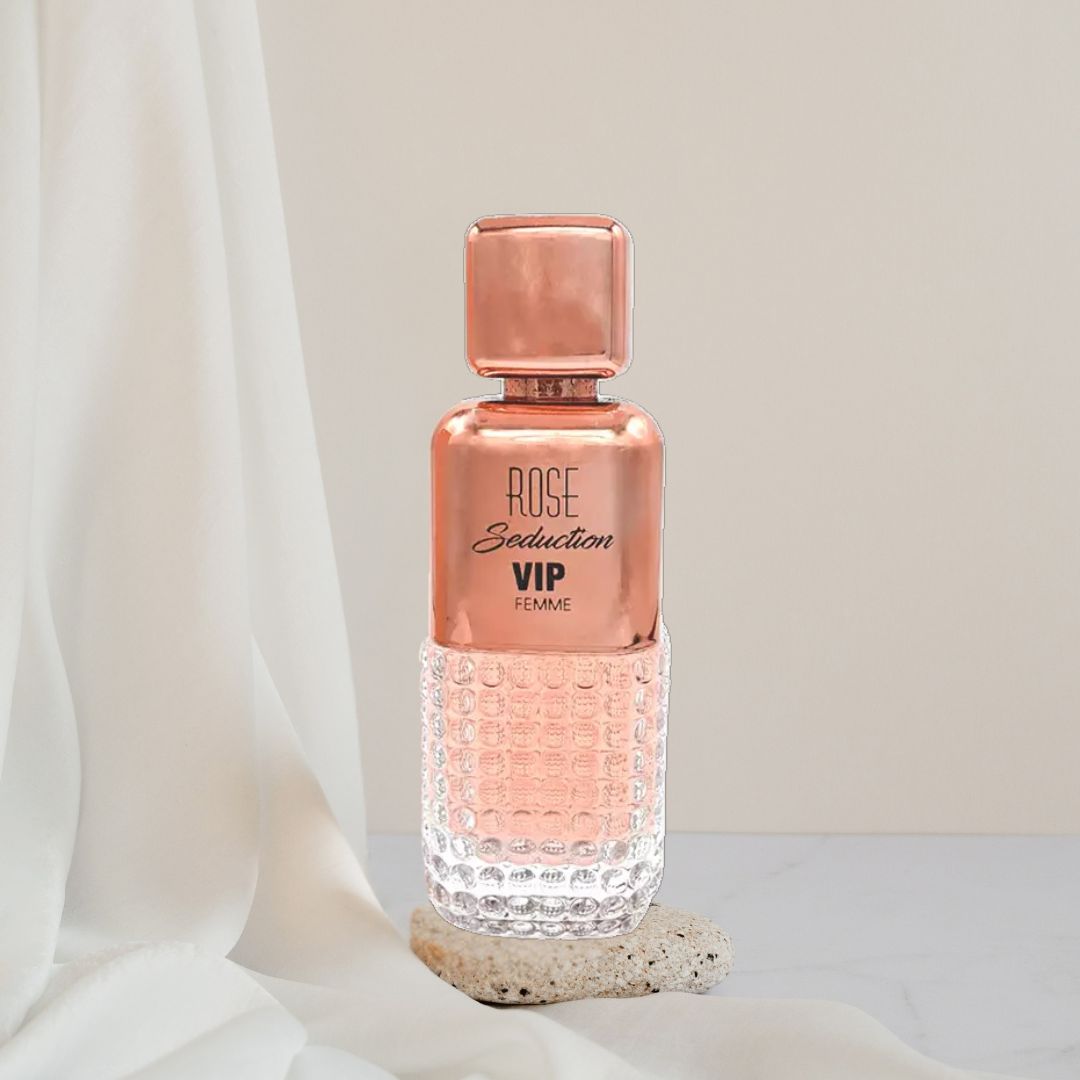 Rose Seduction VIP Pour Femme Eau De Parfum Spray 100ML (3.4 OZ) By Maison Alhambra | A Sparkling Blend Of Floral Elegance With A Warm, Musky & Woody Finish. - Intense Oud