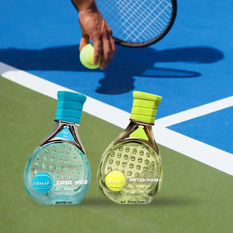 Cool Ace & Match Point Eau de Parfum Sprays 100ml (3.4oz) by Armaf | Freshness & Strength in Harmony (Bundle) - Intense Oud