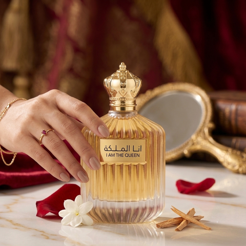 AUCTION I am the Queen EDP for Women - 100mL (3.4oz) by Ard Al Zaafaran (Velvet Pouch)
