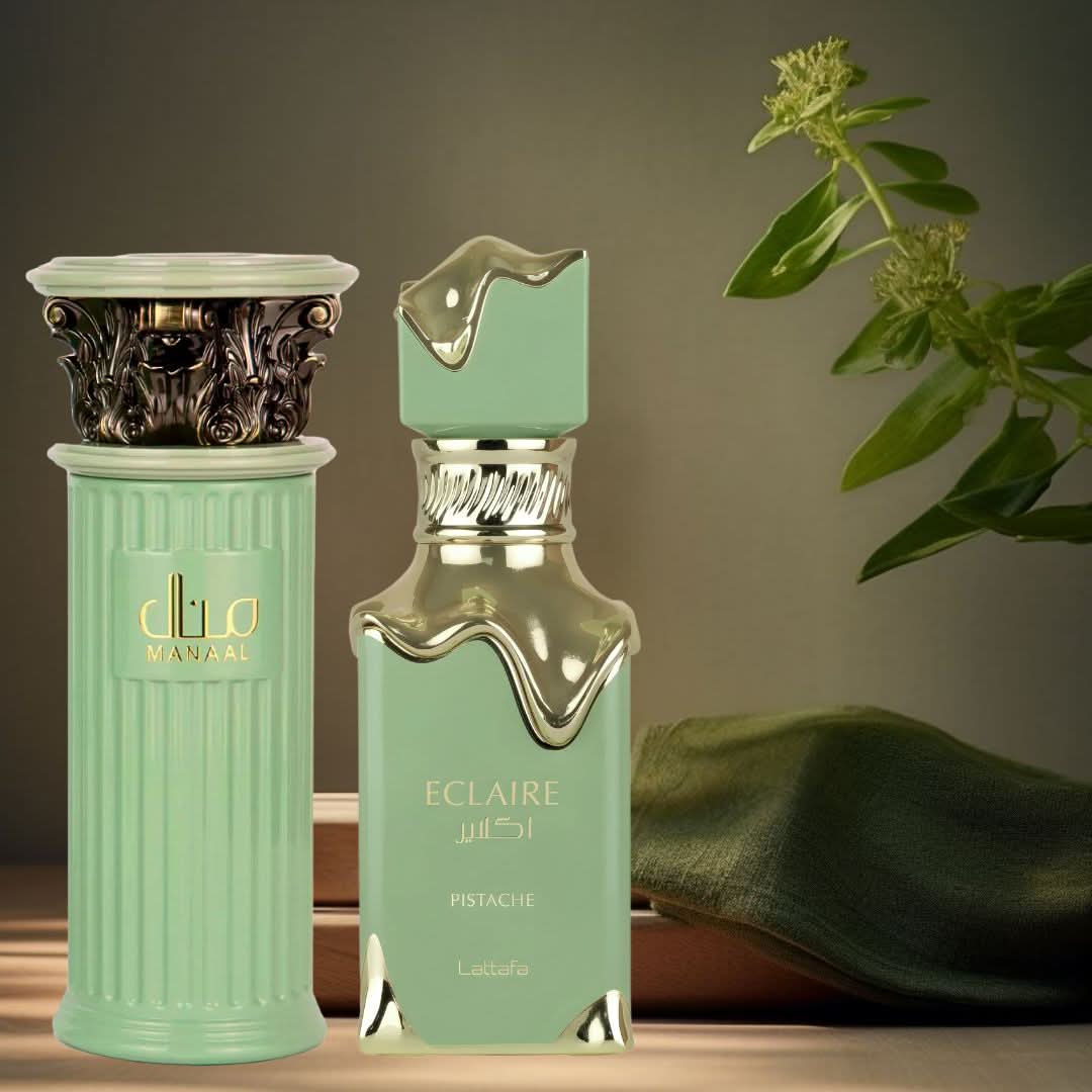 Manaal by Ard Al Zaafaran & Eclaire Pistache by Lattafa - Eau de Parfu