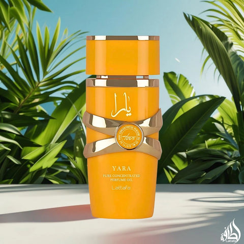 Yara Tous Concentrated Perfume Oil 20ml (0.67 oz) by Lattafa | Exotic Fruits Meet Soft Florals & Warm Sensuality - Intense Oud