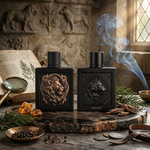 Rayhaan Lion & Wolf Eau de Parfum Sprays 100ml (3.4 oz) by Rayhaan (Bundle)