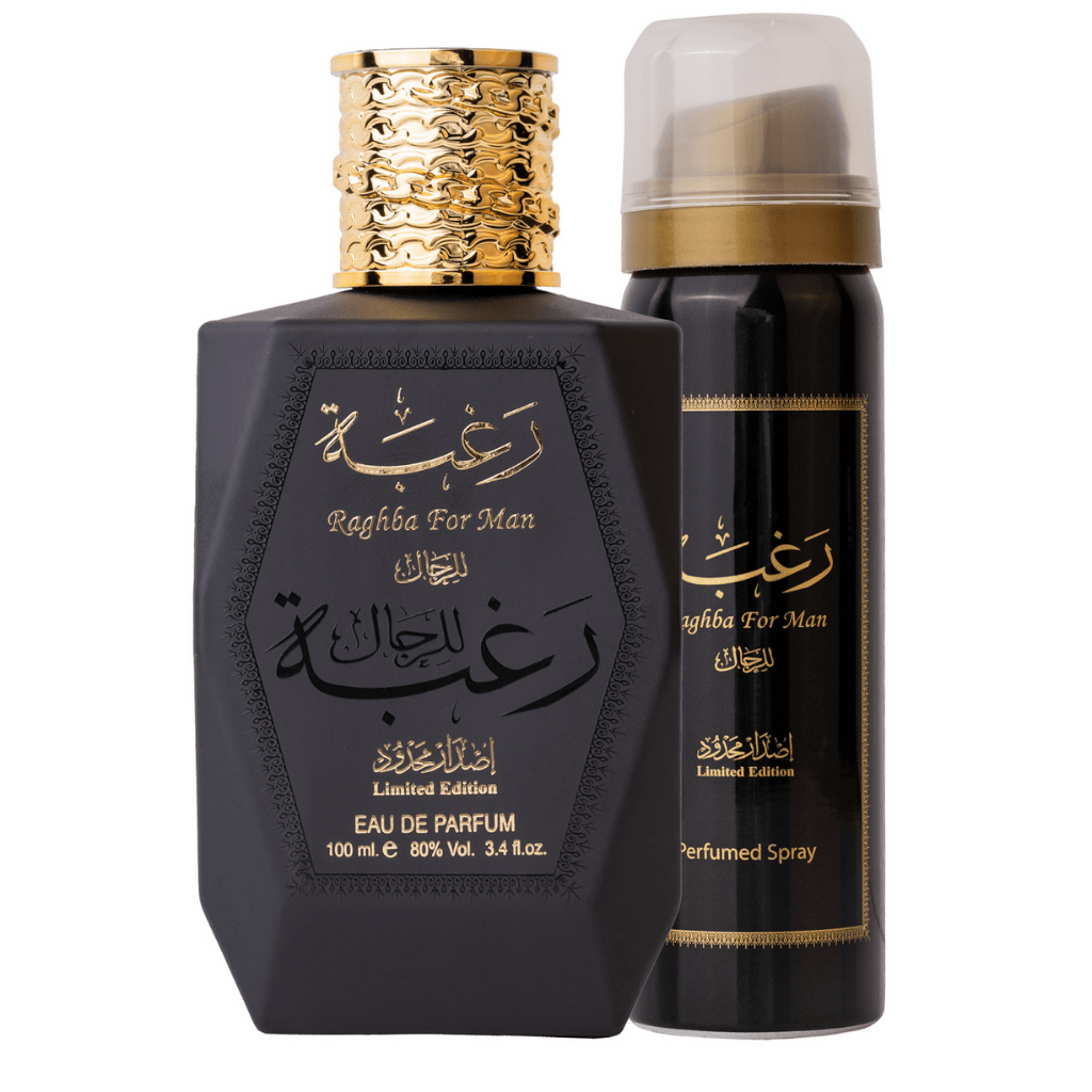 Raghba for Men EDP 100ML 3.4oz w Deo by Lattafa