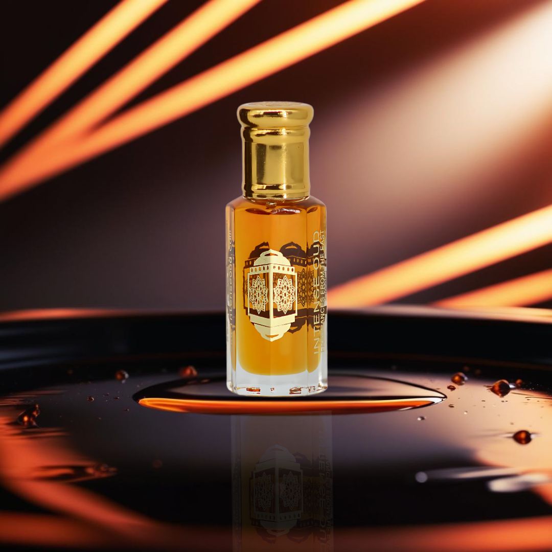 White Lotus Perfume Oil 12ML (0.40 OZ) with Black Gift Box by Intense Oud | A Fresh Floral Blend of Jasmine & Lotus, Grounded with Cedarwood. - Intense Oud