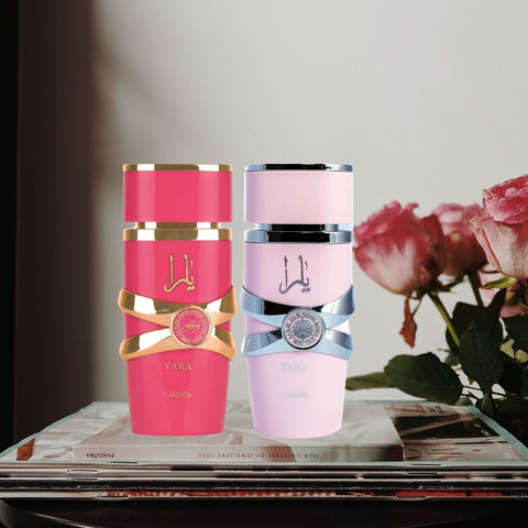 Yara & Yara Candy EDP Sprays 100ML (3.4 OZ) Gift Set By Lattafa | Sweet, Floral, Fruity Fragrances With Warm Vanilla & Sandalwood - A Perfect Gift Set. - Intense Oud