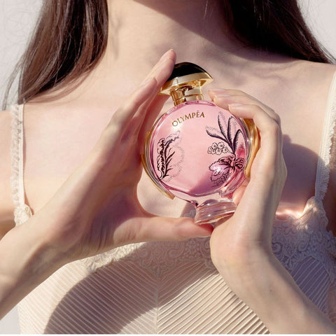 Paco Rabanne Olympea Blossom Eau De Parfum Florale Spray 50ml (1.7 oz) | A Floral That Dares to Be Salty-Sweet - Intense Oud