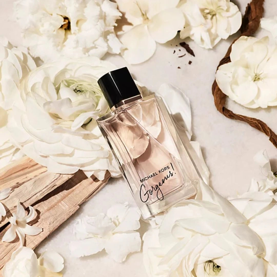 Michael Kors Gorgeous Eau De Parfum Spray 100ml (3.4 oz) | Unapologetically Glamorous, A Floral Bursting with Fierce Elegance - Intense Oud